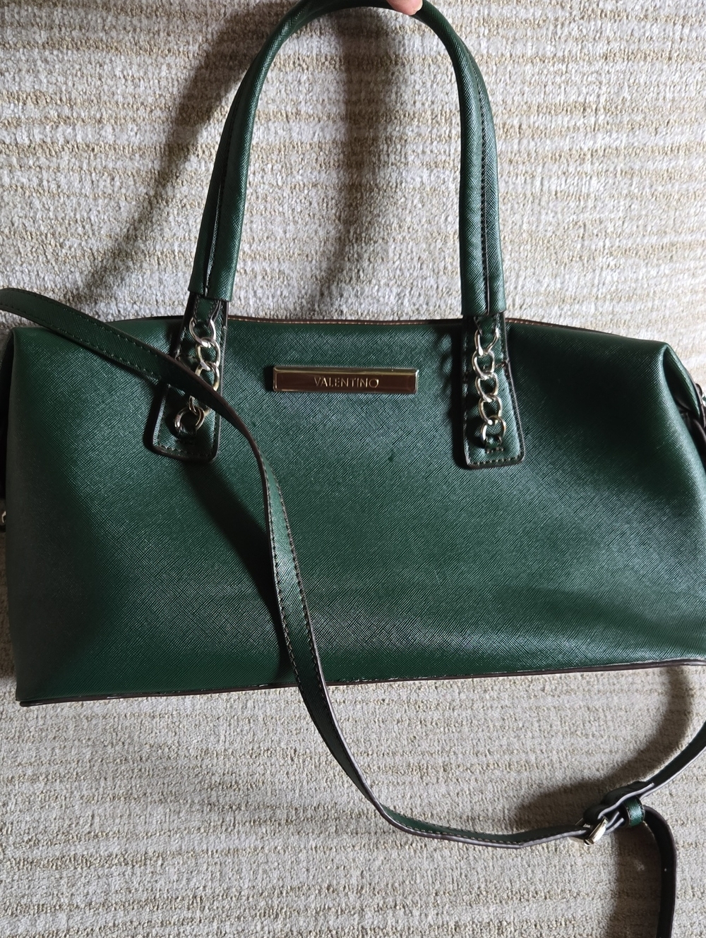 Valentino Forest Green Satchel